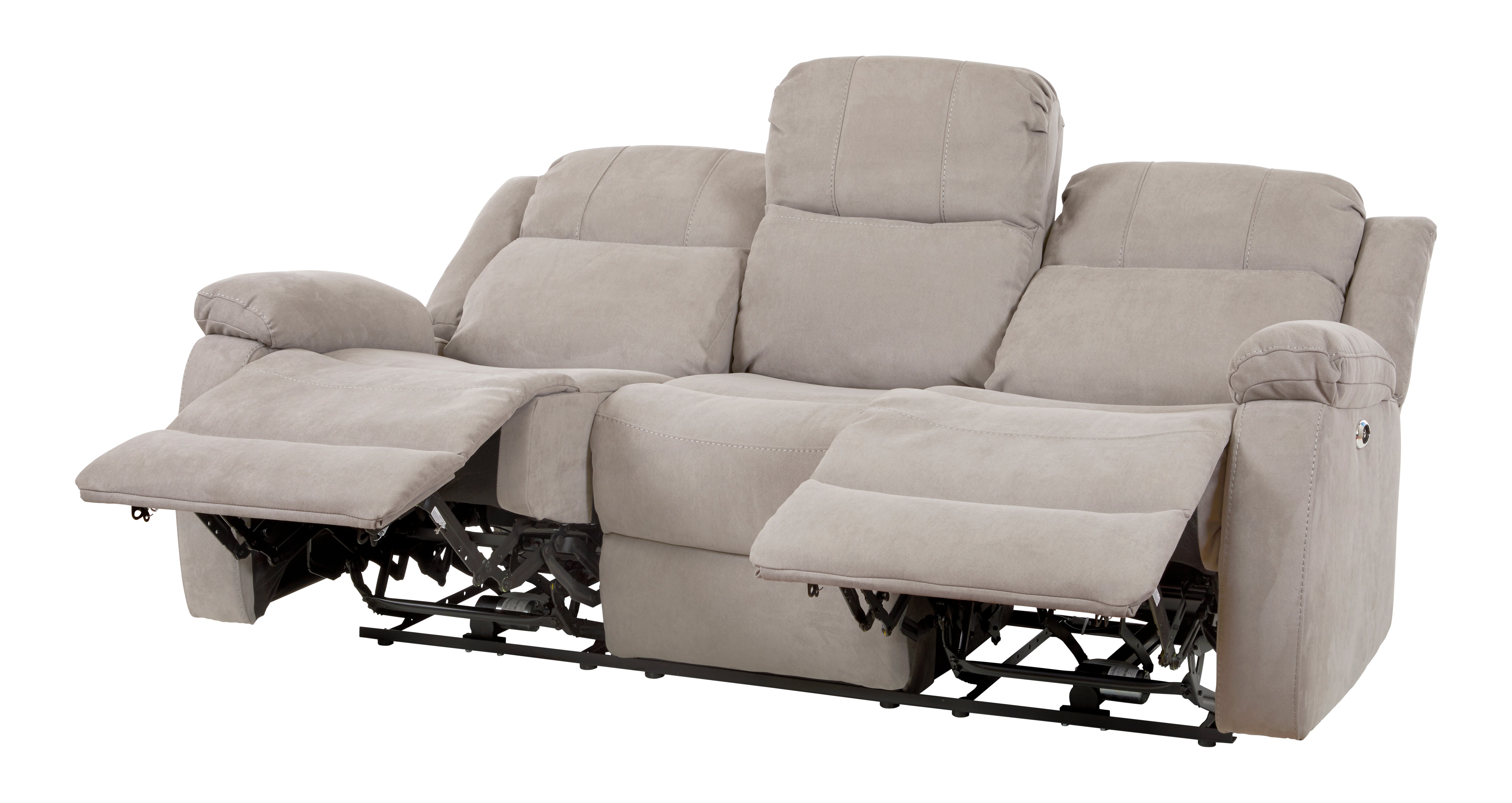 GBO - 3 Zit relax electrisch Jumet - Stof - 194x95.0x101cm