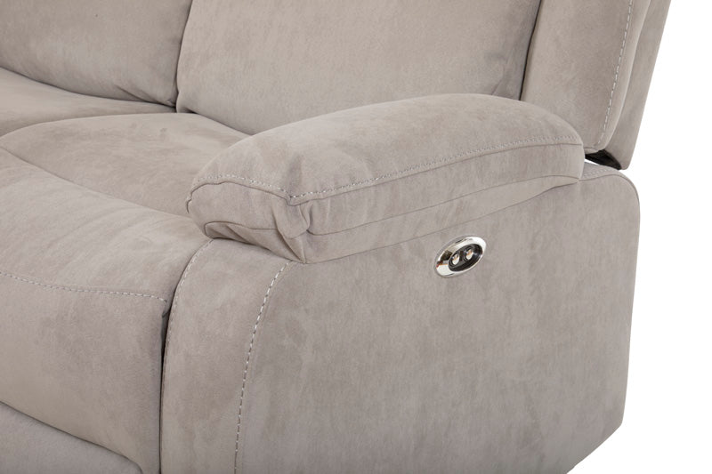 GBO - 3 Zit relax electrisch Jumet - Stof - 194x95.0x101cm