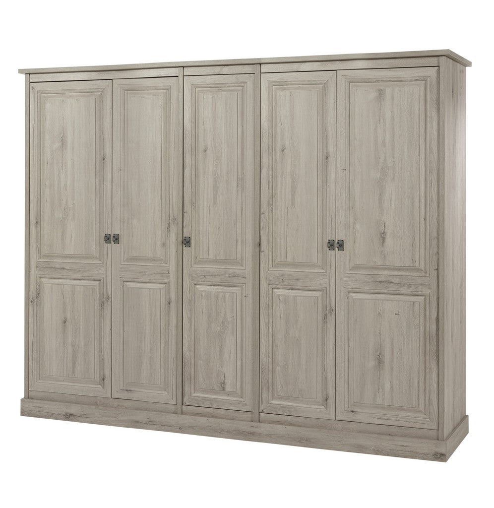 Meubar - Kleerkast Kent  - K5 - K540 - Millenium oak light  - 259x213x61cm