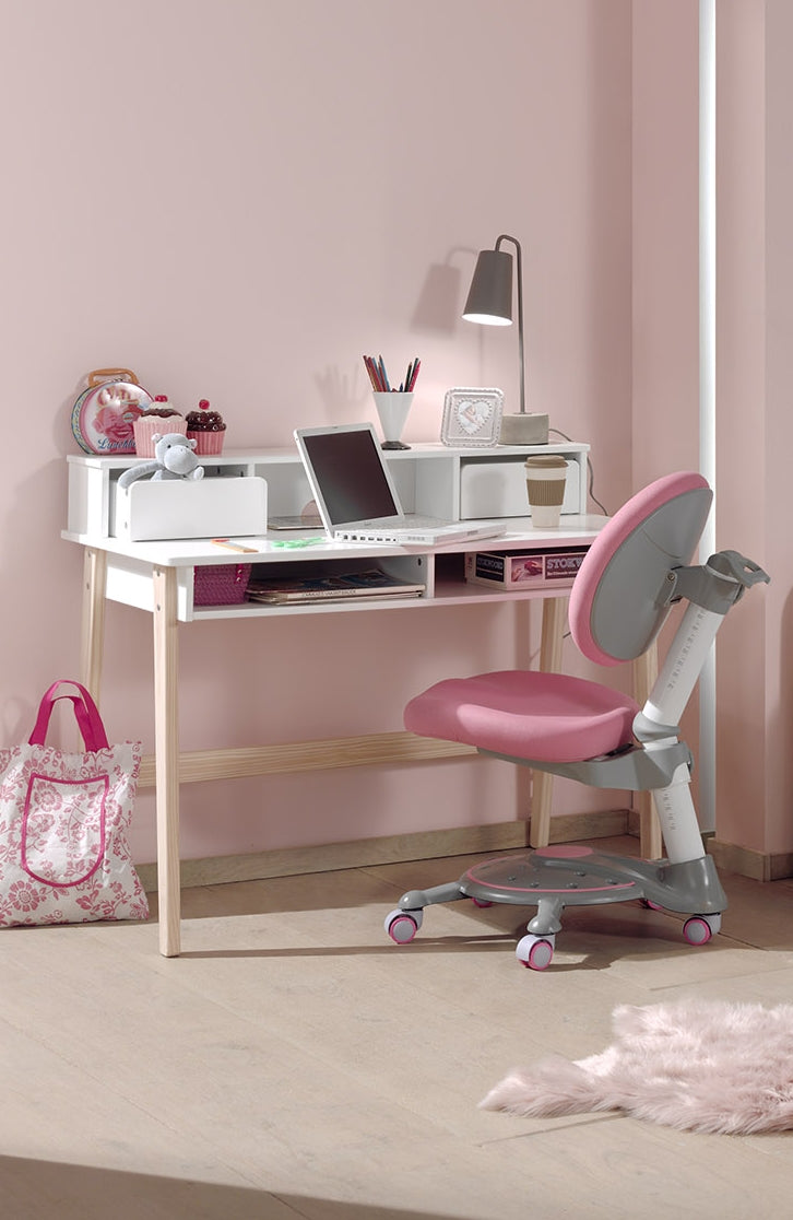 KIDDY-bureau met opzetstuk wit *