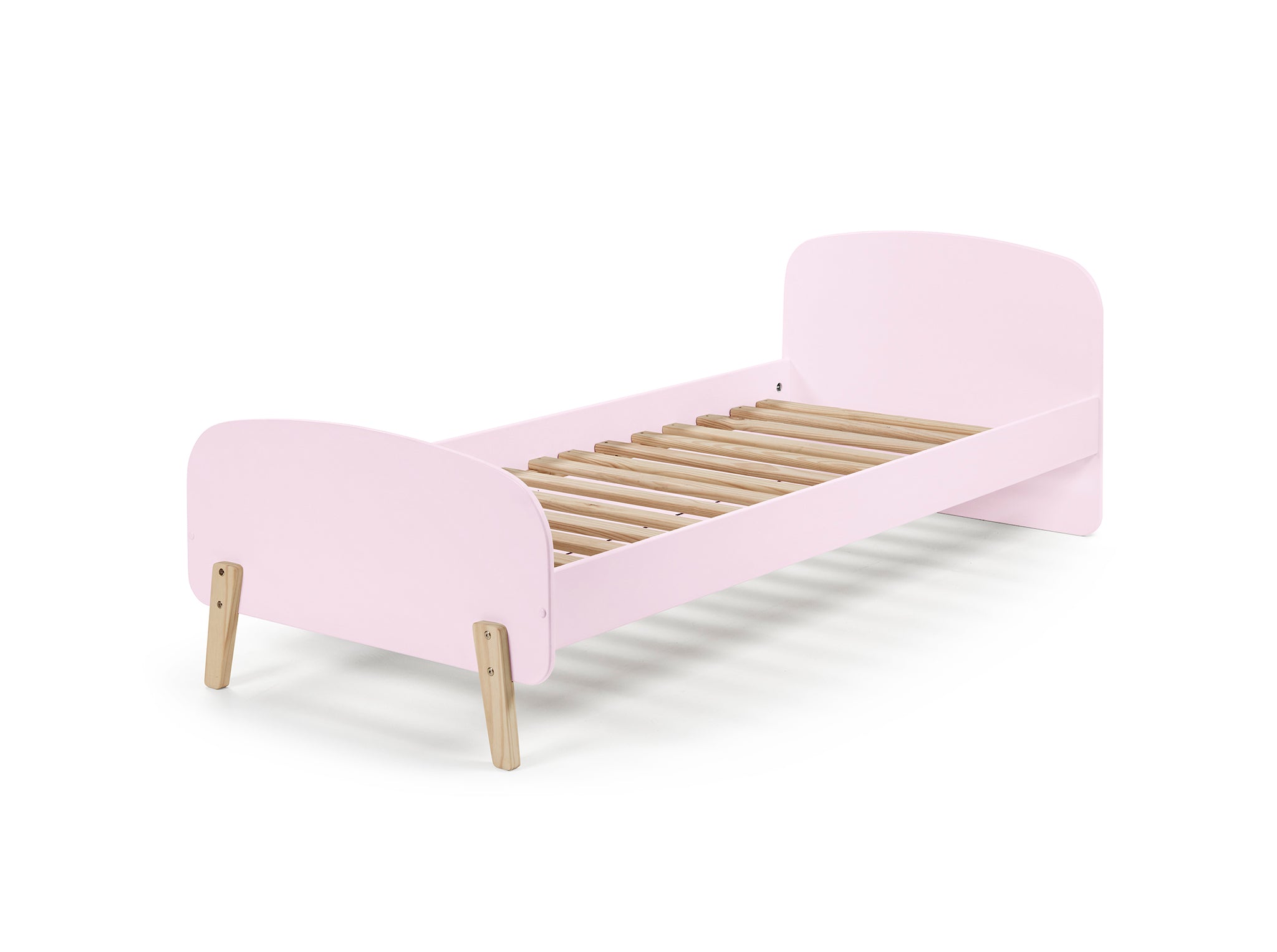 Deze KIDDY combinatie in roze bestaat uit een bed (90x200) met nachtkastje en uitvalbeveiliging.