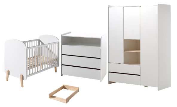 Vipack - Babykamer KIDDY - Wit