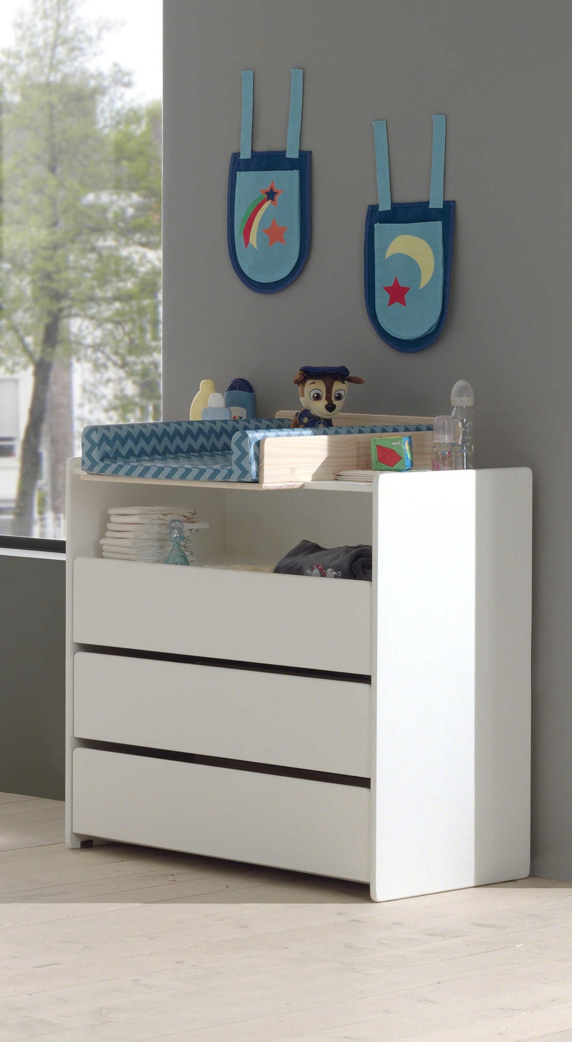 KIDDY commode 3 lades wit *