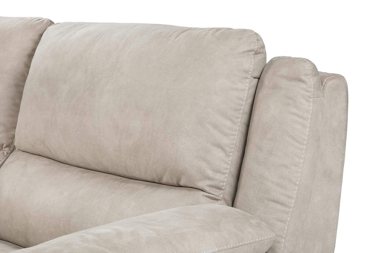 GBO - 3 Zit relax electrisch Kilimanjaro - Stof / Stof Antraciet - 216x98.0x90cm