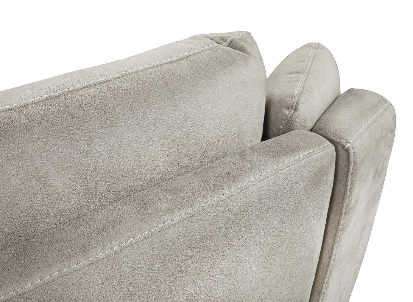 GBO - 3 Zit relax electrisch Kilimanjaro - Stof / Stof Antraciet - 216x98.0x90cm