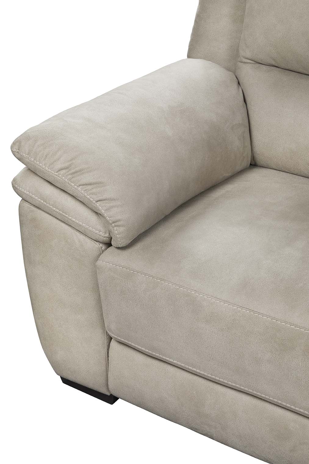 GBO - 3 Zit relax electrisch Kilimanjaro - Stof / Stof Antraciet - 216x98.0x90cm