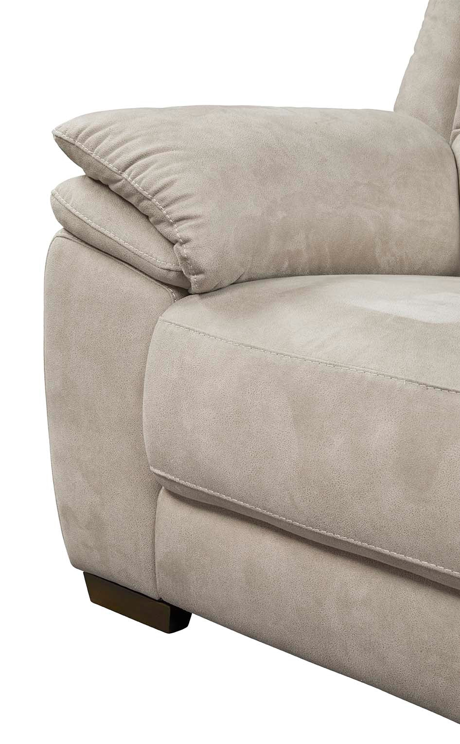 GBO - 3 Zit relax electrisch Kilimanjaro - Stof / Stof Antraciet - 216x98.0x90cm