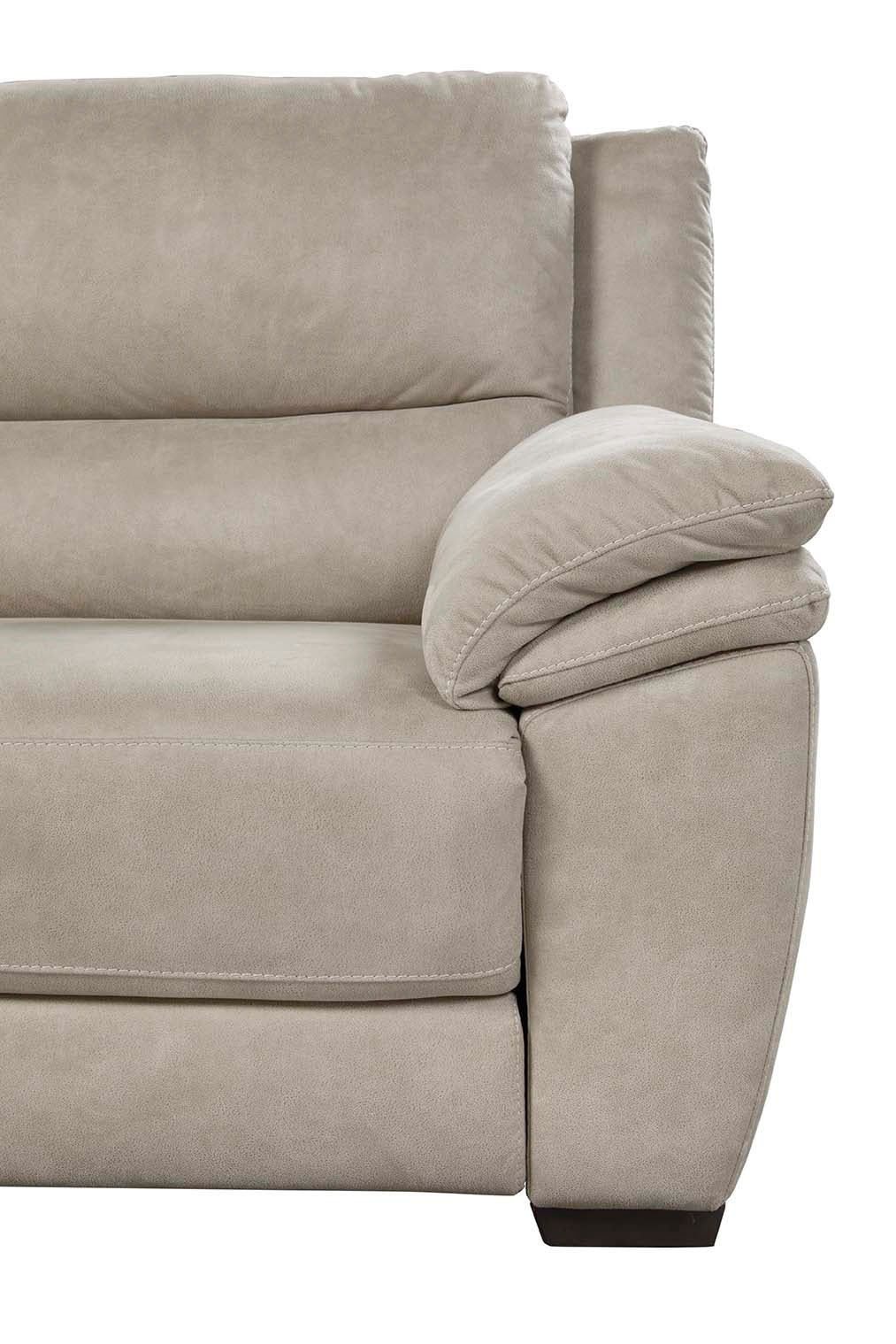 GBO - 3 Zit relax electrisch Kilimanjaro - Stof / Stof Antraciet - 216x98.0x90cm