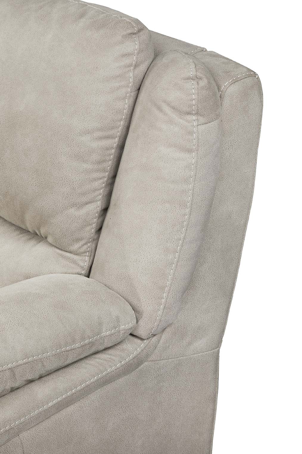 GBO - 3 Zit relax electrisch Kilimanjaro - Stof / Stof Antraciet - 216x98.0x90cm