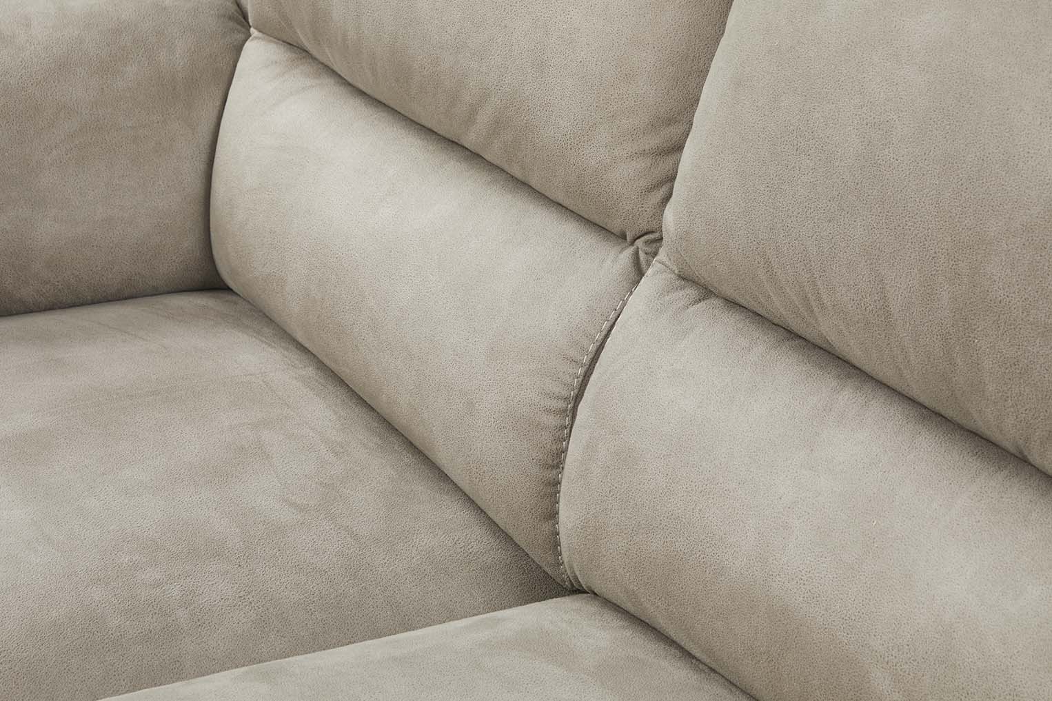 GBO - 2 Zit vast Kilimanjaro - Stof / Stof Antraciet - 172x98.0x90cm