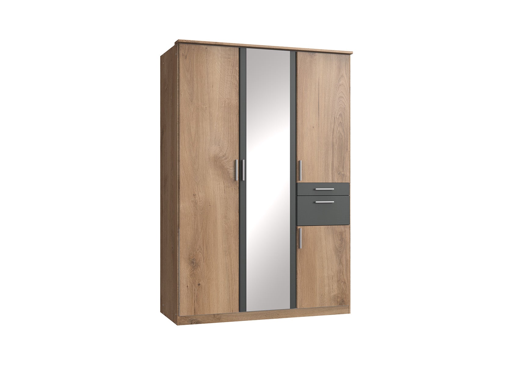 Wimex - Kleerkast Koblenz - T14615 - Wit - 135x199x58cm