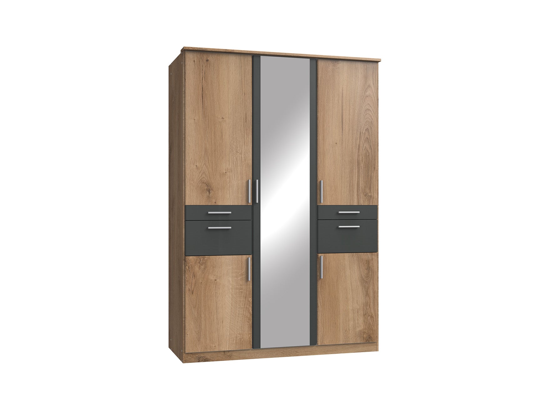 Wimex - Kleerkast Koblenz - T14616 - Wit - 135x199x58cm
