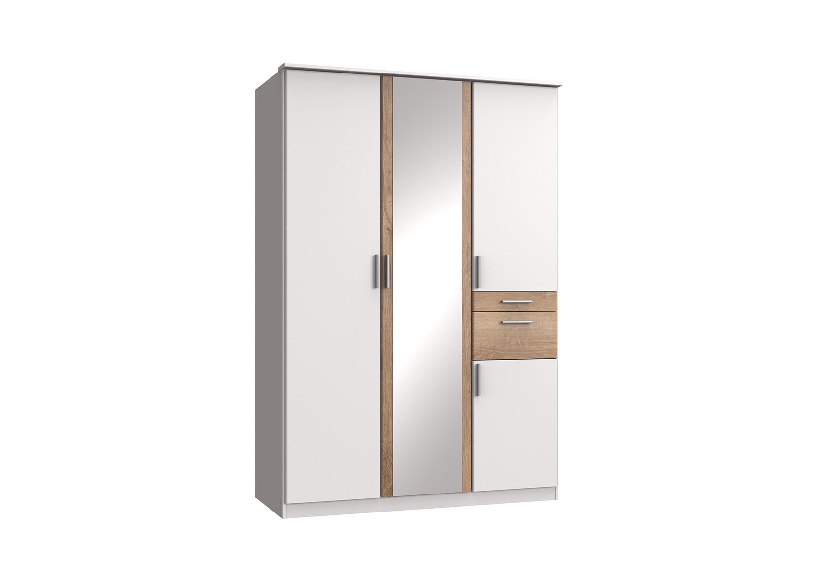 Wimex - Kleerkast Koblenz - T15615 - Wit - 135x199x58cm