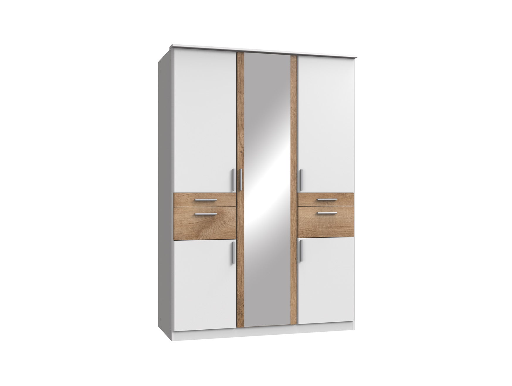Wimex - Kleerkast Koblenz - T15616 - Wit - 135x199x58cm