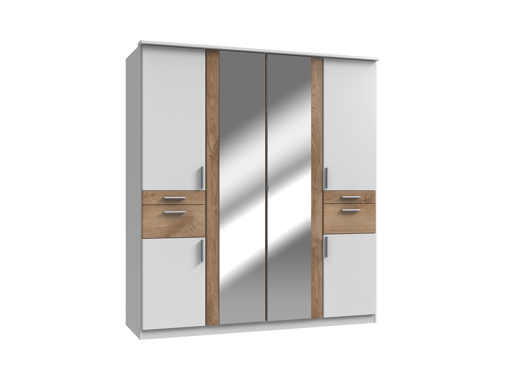 Wimex - Kleerkast Koblenz - T15617 - Wit - 179x199x58cm