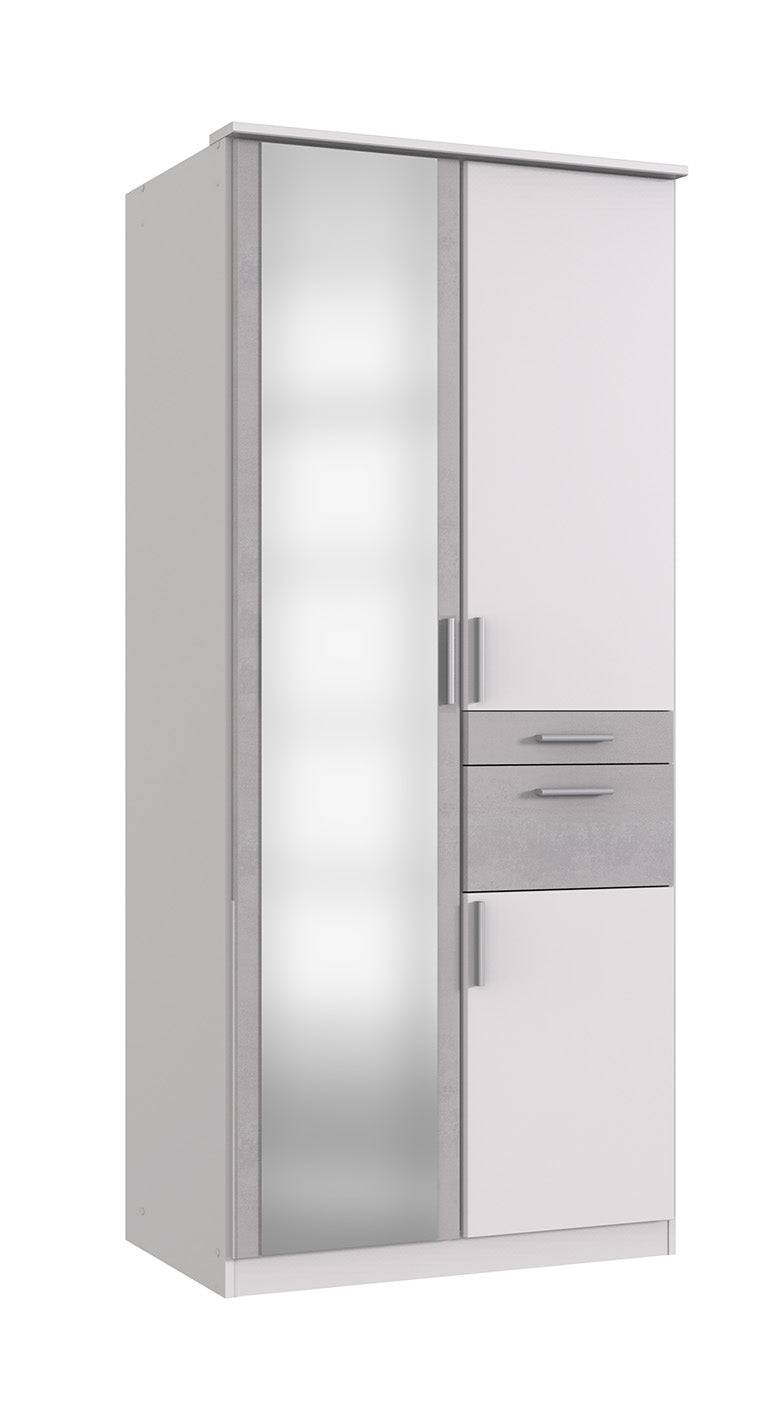 Wimex - Kleerkast Koblenz - T23614 - Wit - 91x199x58cm