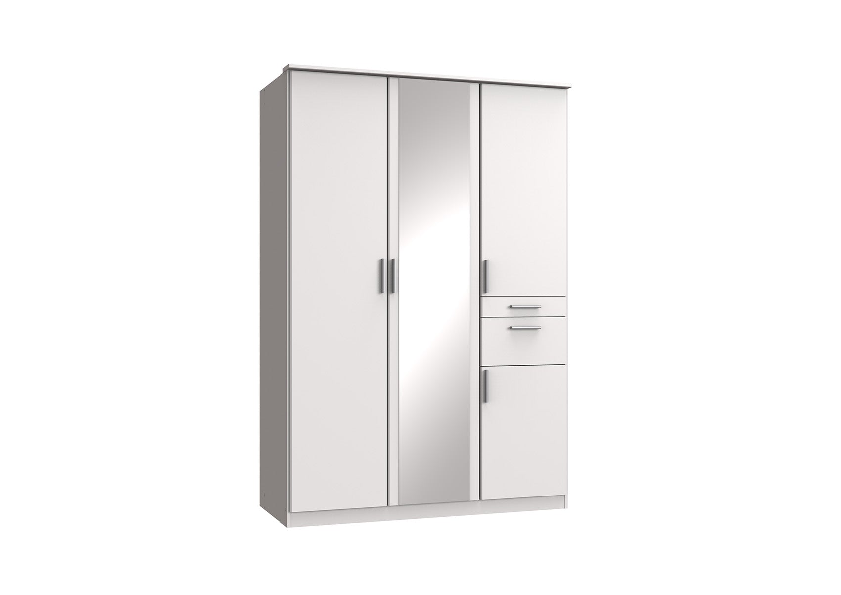 Wimex - Kleerkast Koblenz - T24615 - Wit - 135x199x58cm