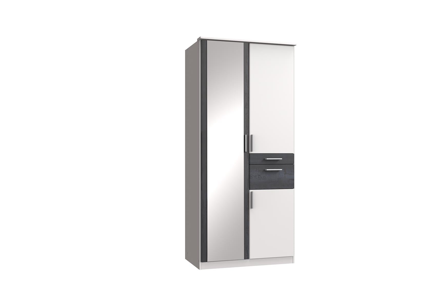 Wimex - Kleerkast Koblenz - T45614 - Wit - 91x199x58cm