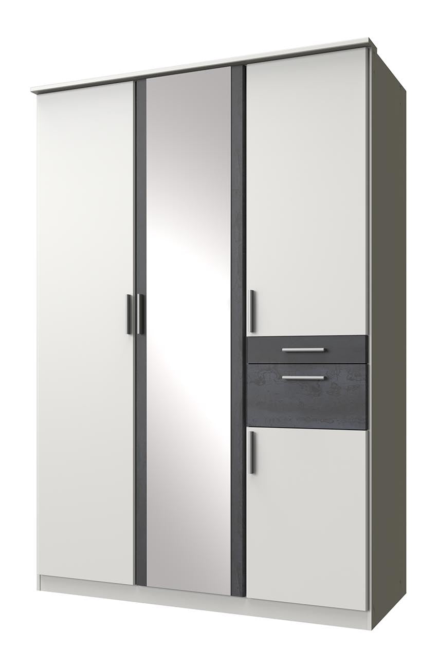 Wimex - Kleerkast Koblenz - T45615 - Wit - 135x199x58cm