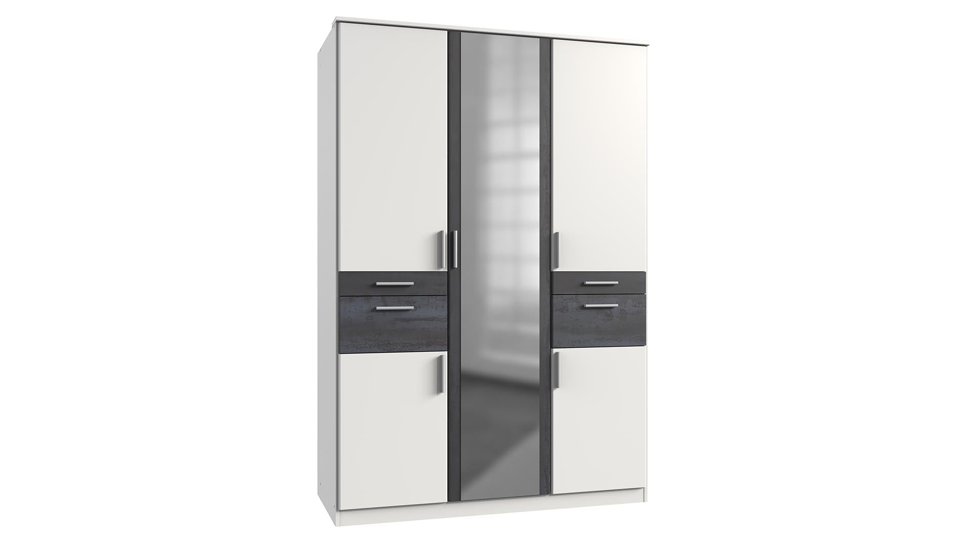 Wimex - Kleerkast Koblenz - T45616 - Wit - 135x199x58cm