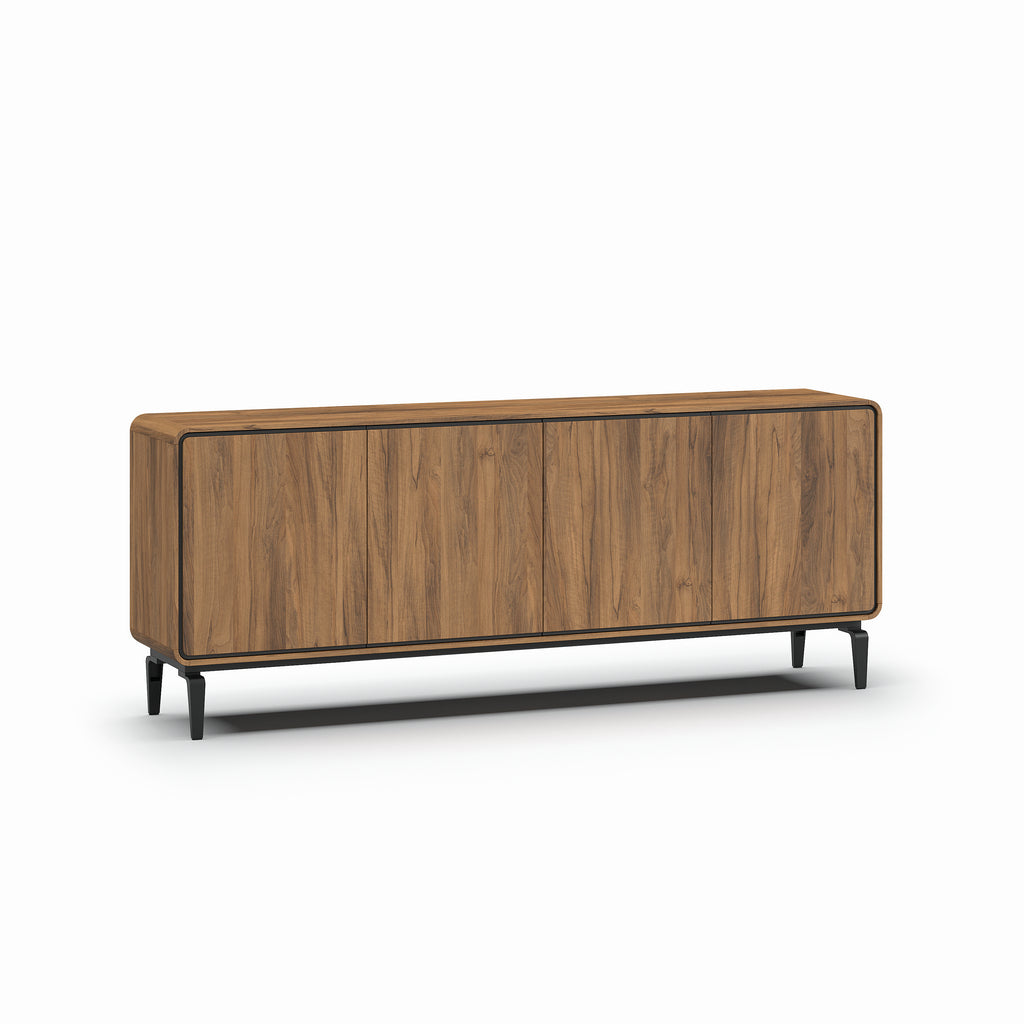 Meubar - Dressoir Lago- DR1 - Noyer brossé naturel - 235 x 92 x 45 cm