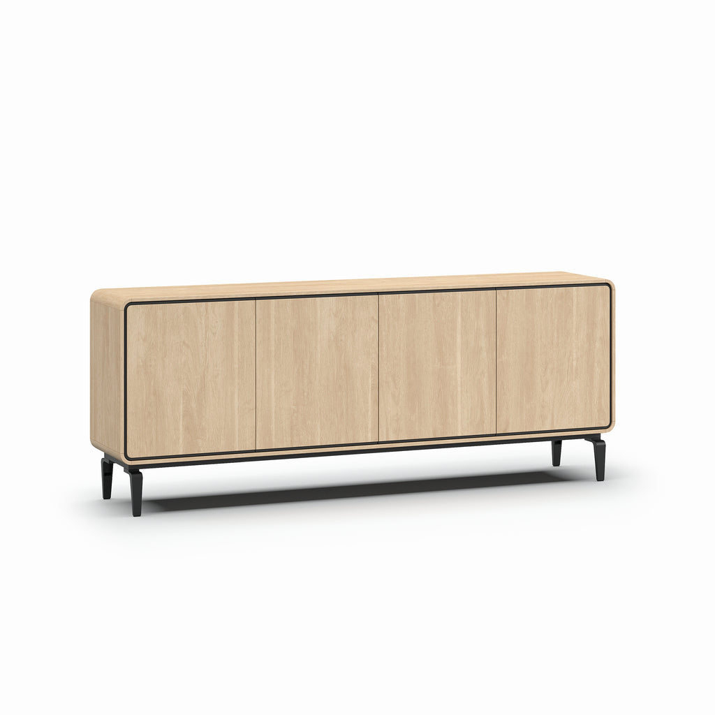 Meubar - Dressoir Lago- DR1 - Chêne sablé brossé nature - 235 x 92 x 45 cm