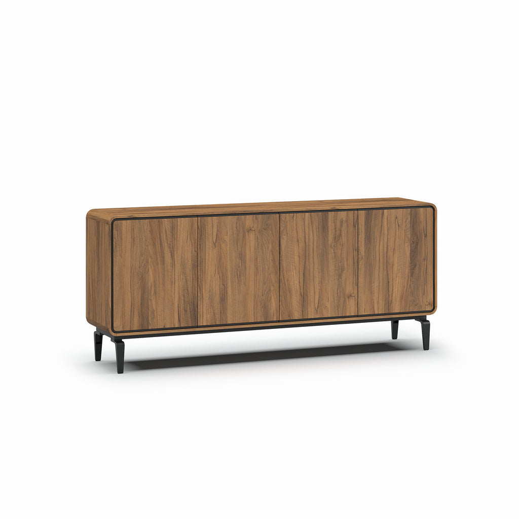 Meubar - Dressoir Lago- DR2 - Noyer brossé nature - 215 x 92 x 45 cm