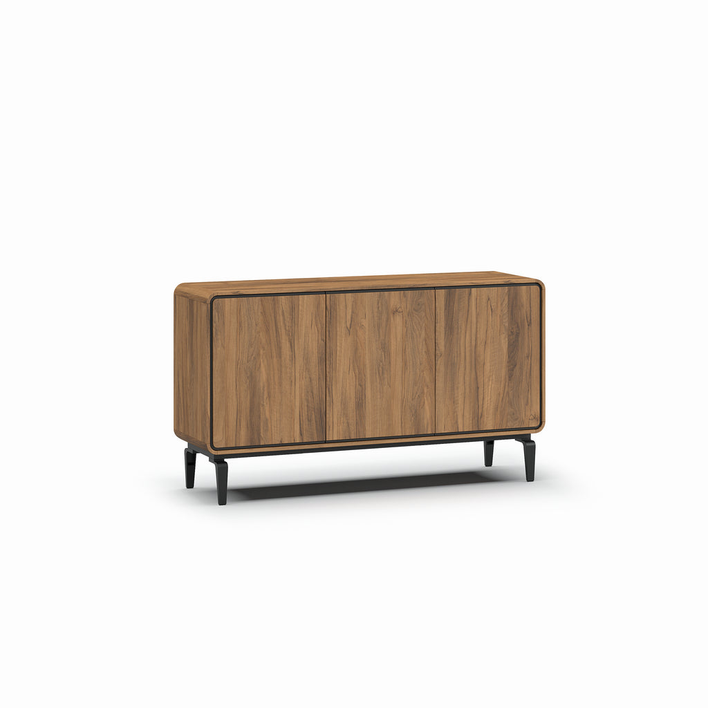 Meubar - Dressoir Lago- DR3 - Noyer brossé nature - 163 x 92 x 45 cm