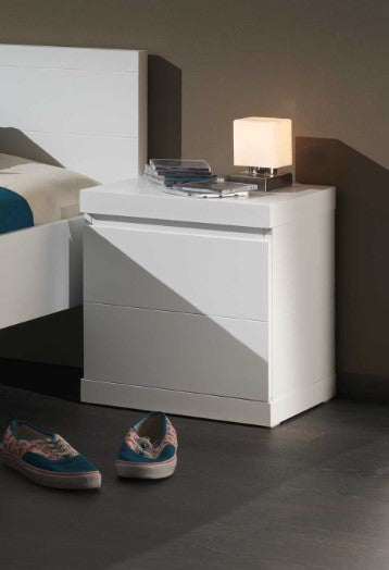 Table de chevet LARA blanche