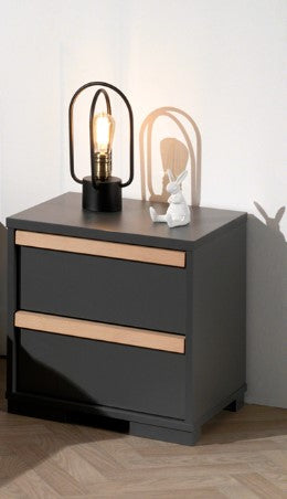 Table de chevet LONDON anthracite