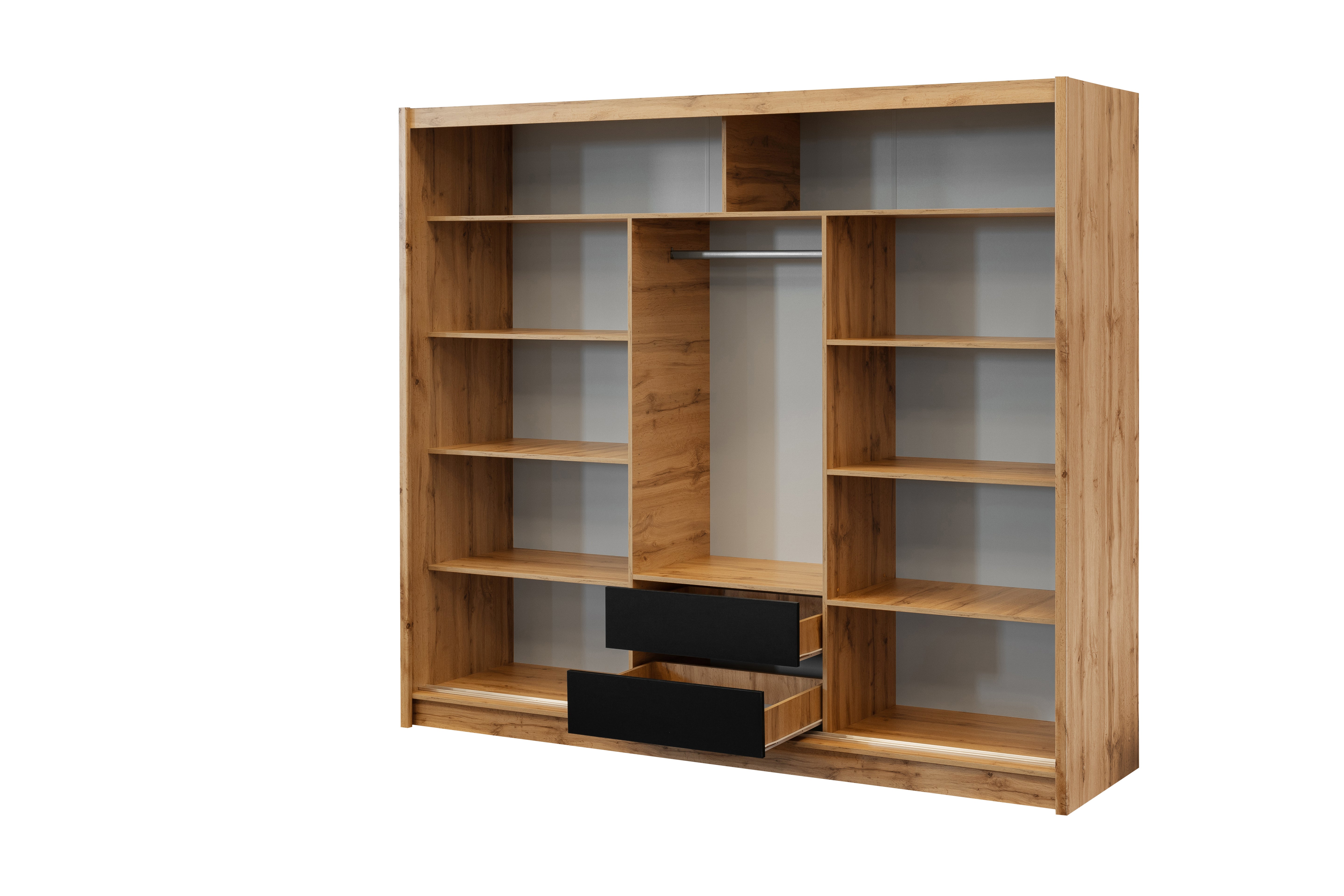 2BM - Kleerkast Schuifdeuren - Wotan eik - 250xh215x60,5cm