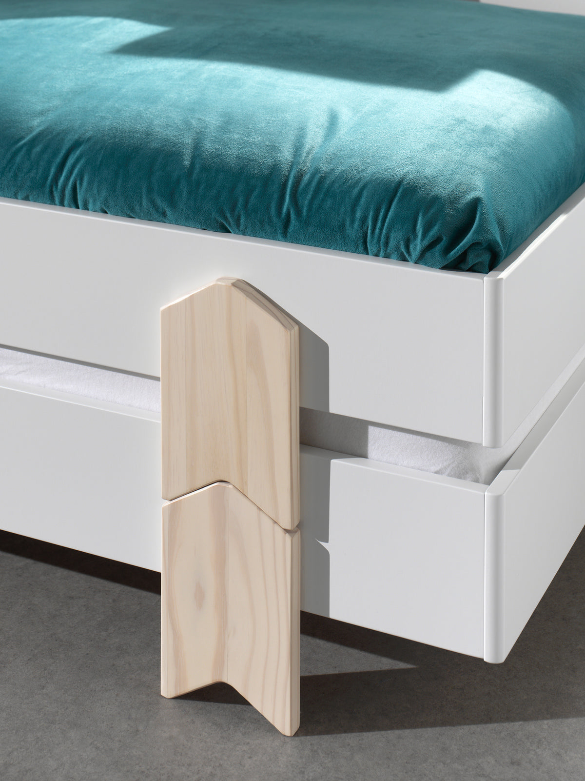 Vipack - Sommier à lattes MODULO - Blanc - 90 x 200 cm