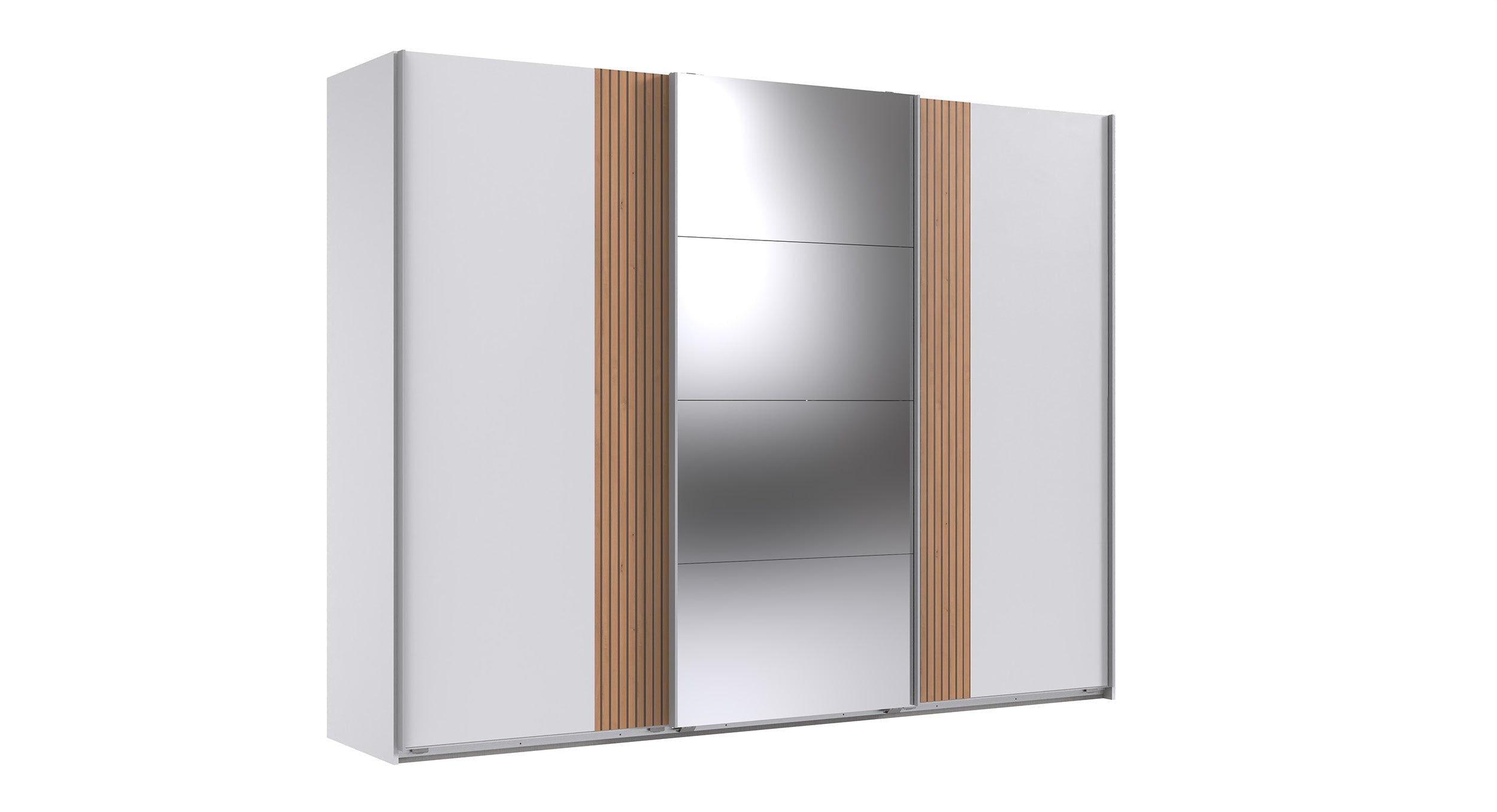 Wimex - Kleerkast Malaga - E35796 - Wit/Artisan Eik - 270x208x64cm