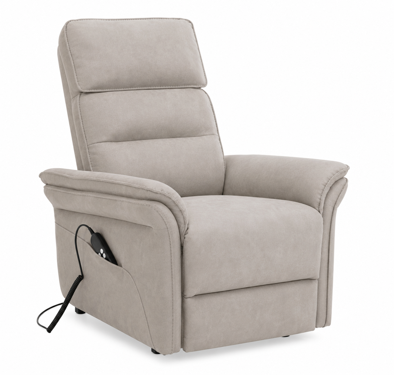 GBO - Fauteuil de relaxation Mandelieu - Taupe - 75x92xh105 cm