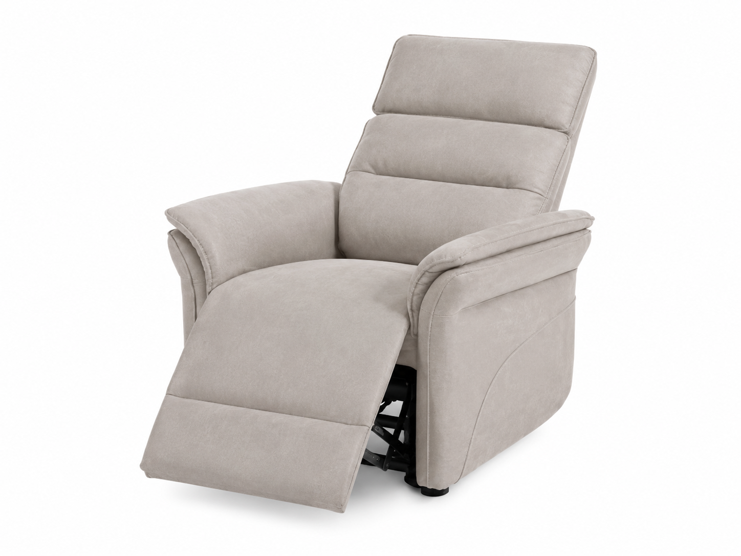 GBO - Fauteuil de relaxation Mandelieu - Taupe - 75x92xh105 cm