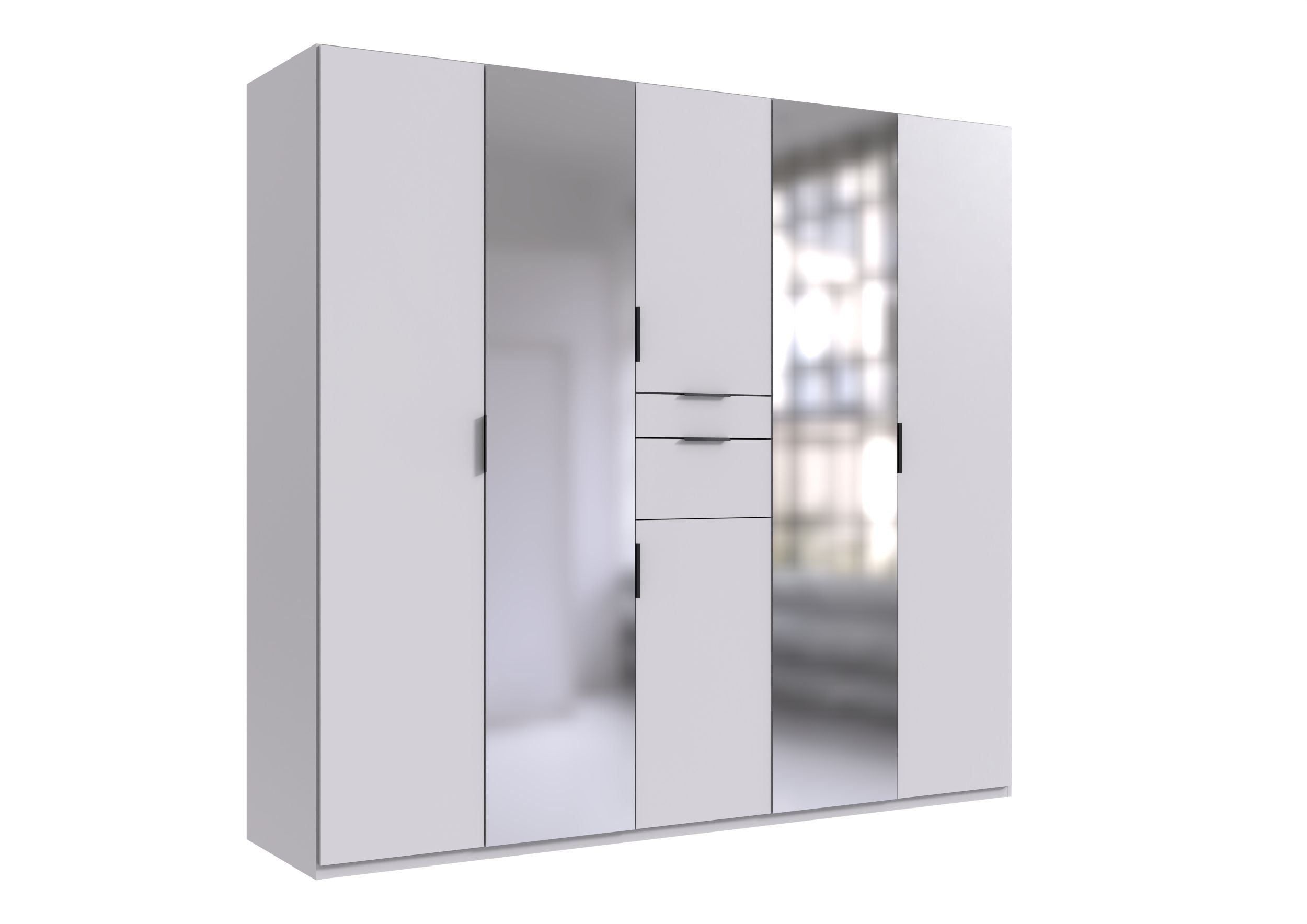 Wimex - Kleerkast Moldau - D50244 - Wit - 225x208x58cm