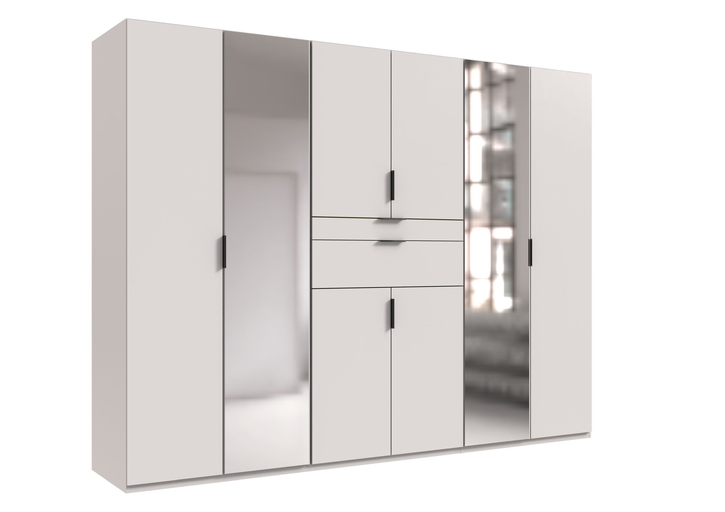 Wimex - Kleerkast Moldau - D50245 - Wit - 270x208x58cm
