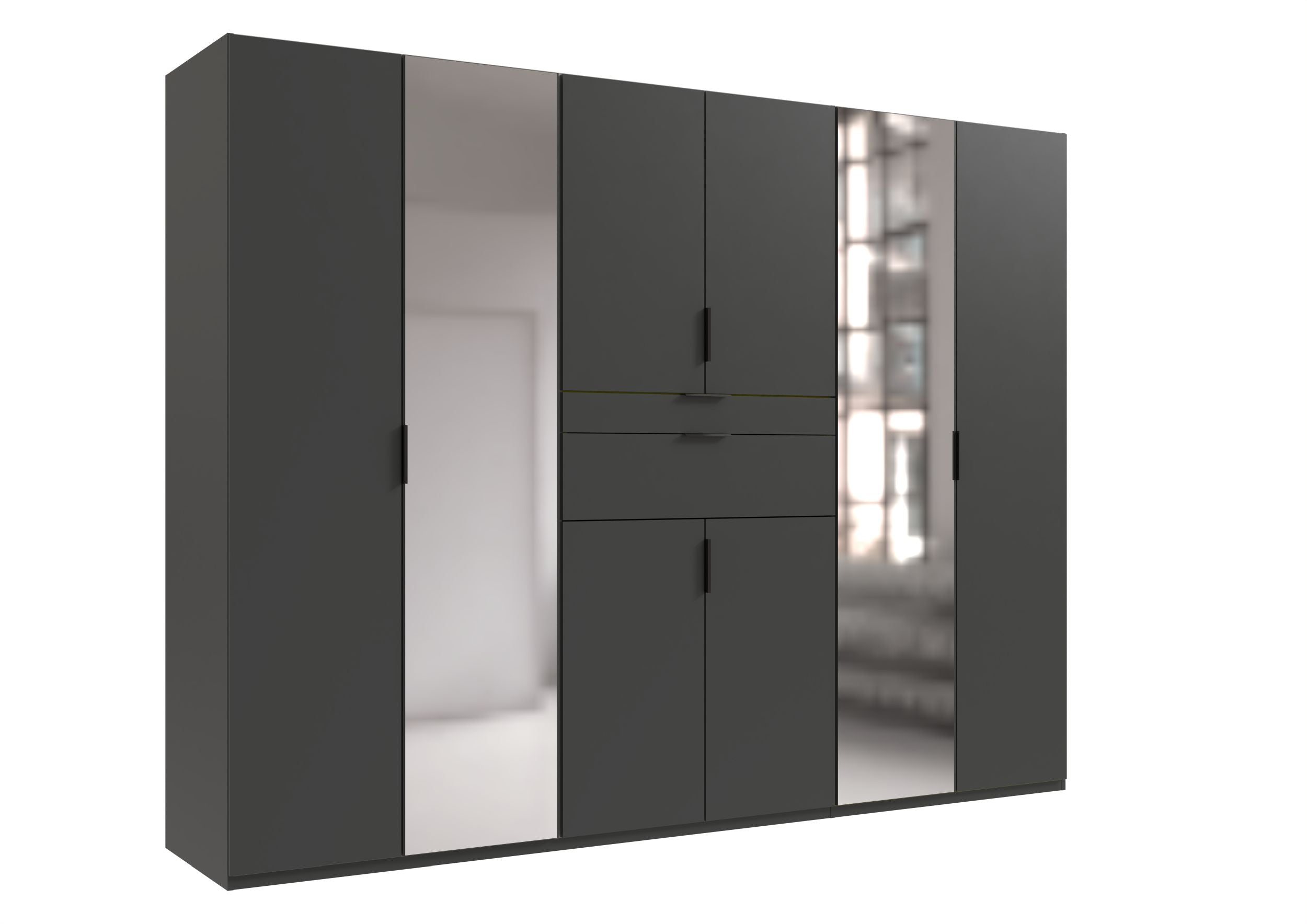 Wimex - Kleerkast Moldau - D51245 - Grafiet - 270x208x58cm