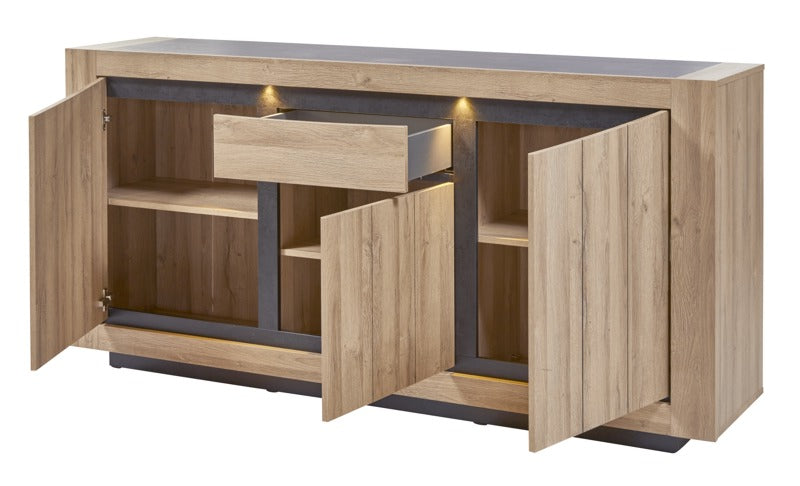 GBO - Buffet Nelson - Chêne français - 210x101x48cm