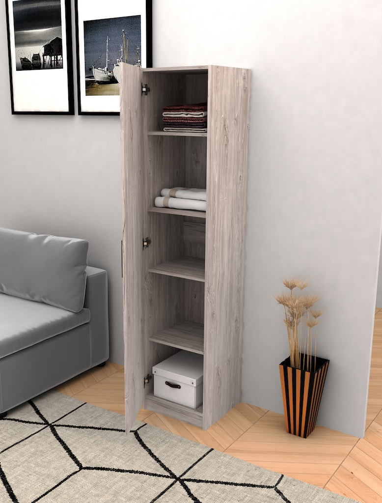 TYC - New Grey Oak 40 Bergkast - New Grey Oak - 40x180x40cm