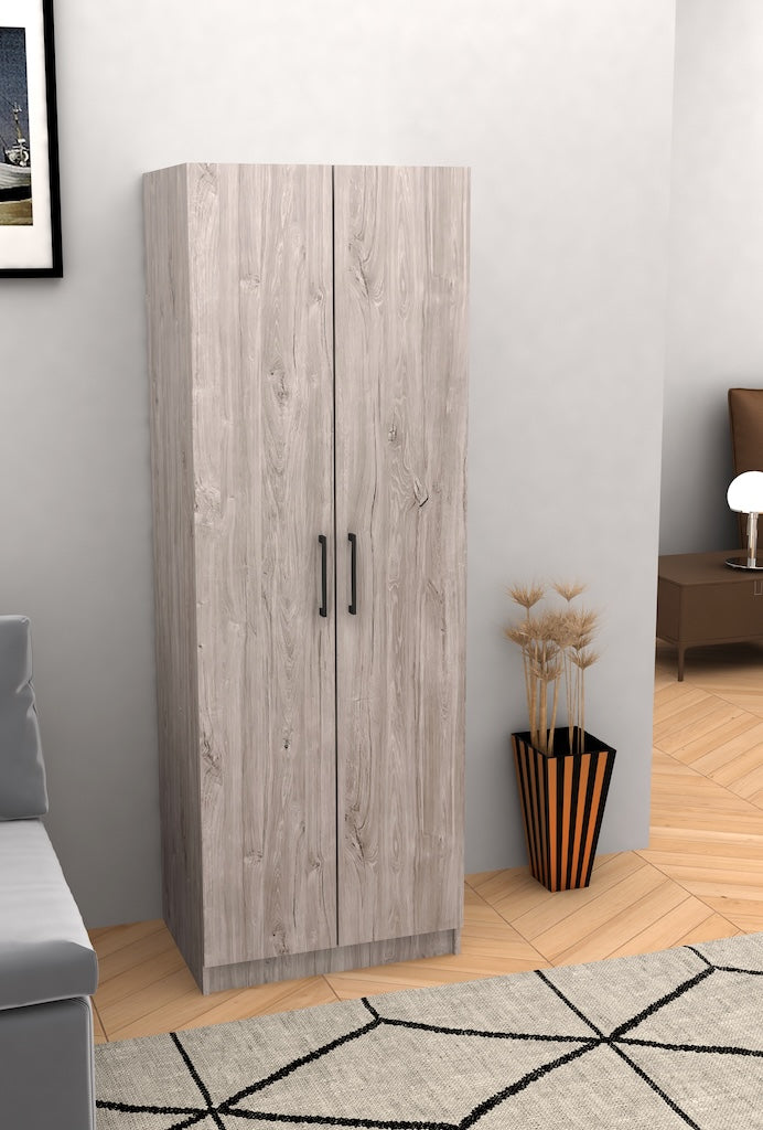 TYC - New Grey Oak 60 Bergkast - New Grey Oak - 60x180x40cm