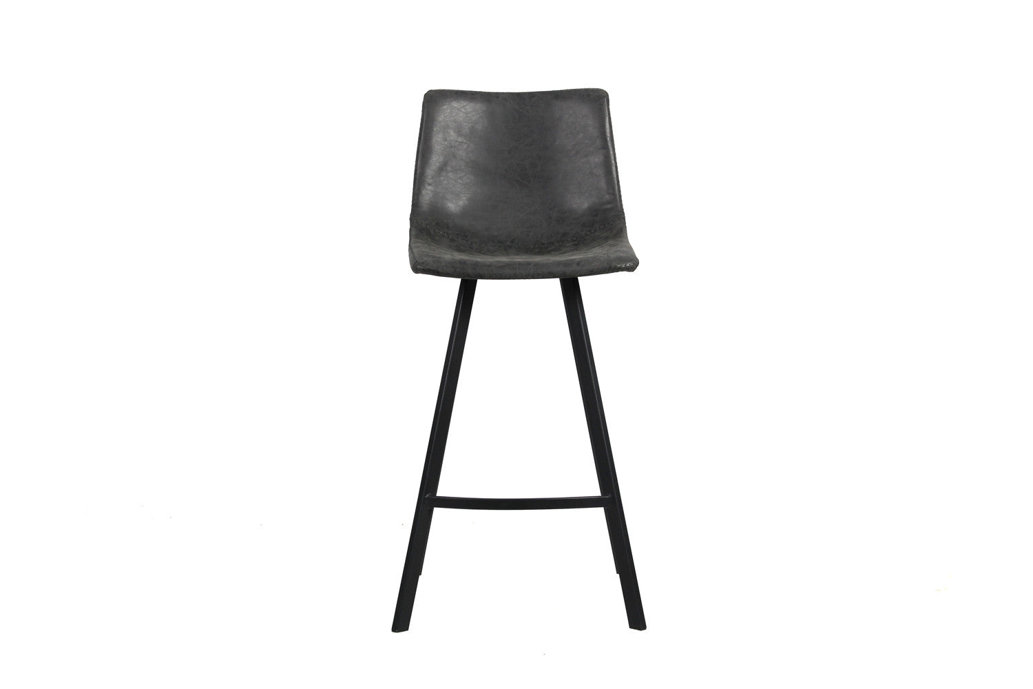 Rousseau - Barstoel Ozan PU Zwart - 98x45x49 cm