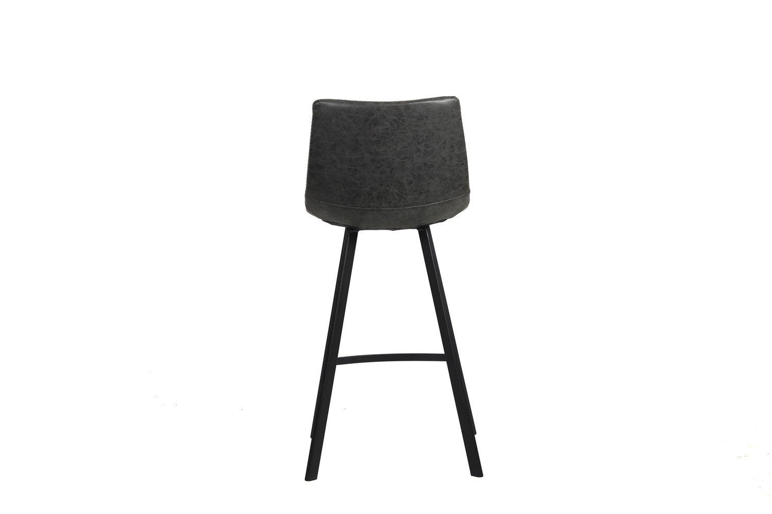 Rousseau - Barstoel Ozan PU Zwart - 98x45x49 cm