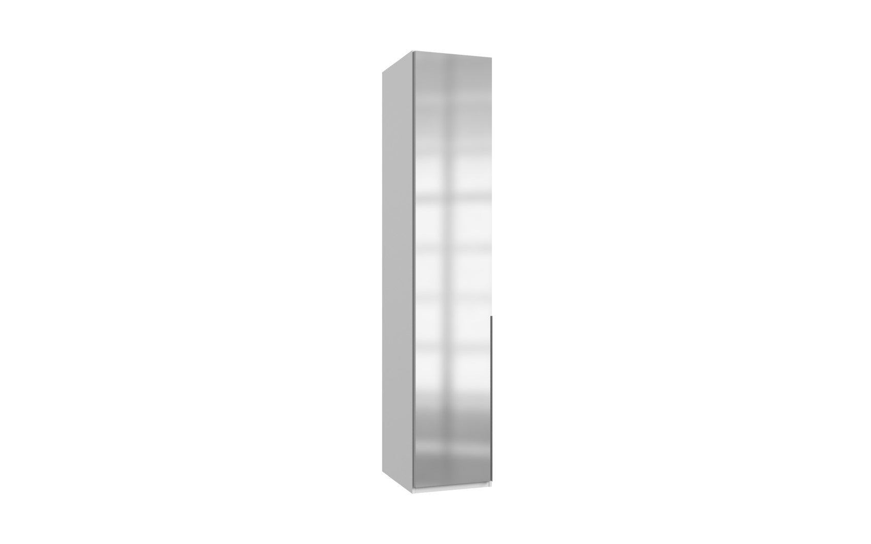 Wimex - Armoire New York A - P01503 - Blanc - 45x208x58cm