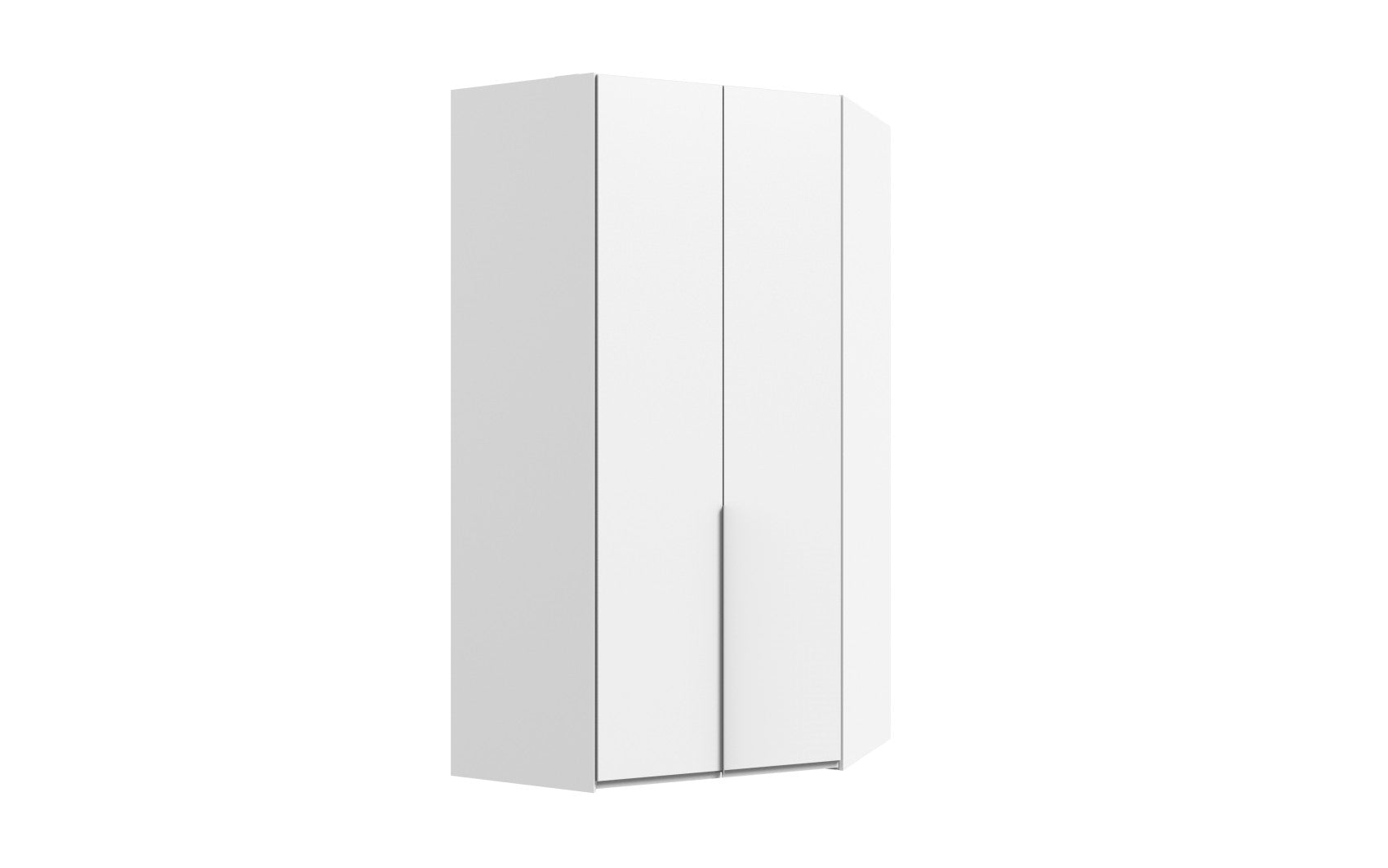 Wimex - Hoekkast New York A - P01513 - Wit - 120x208x58cm
