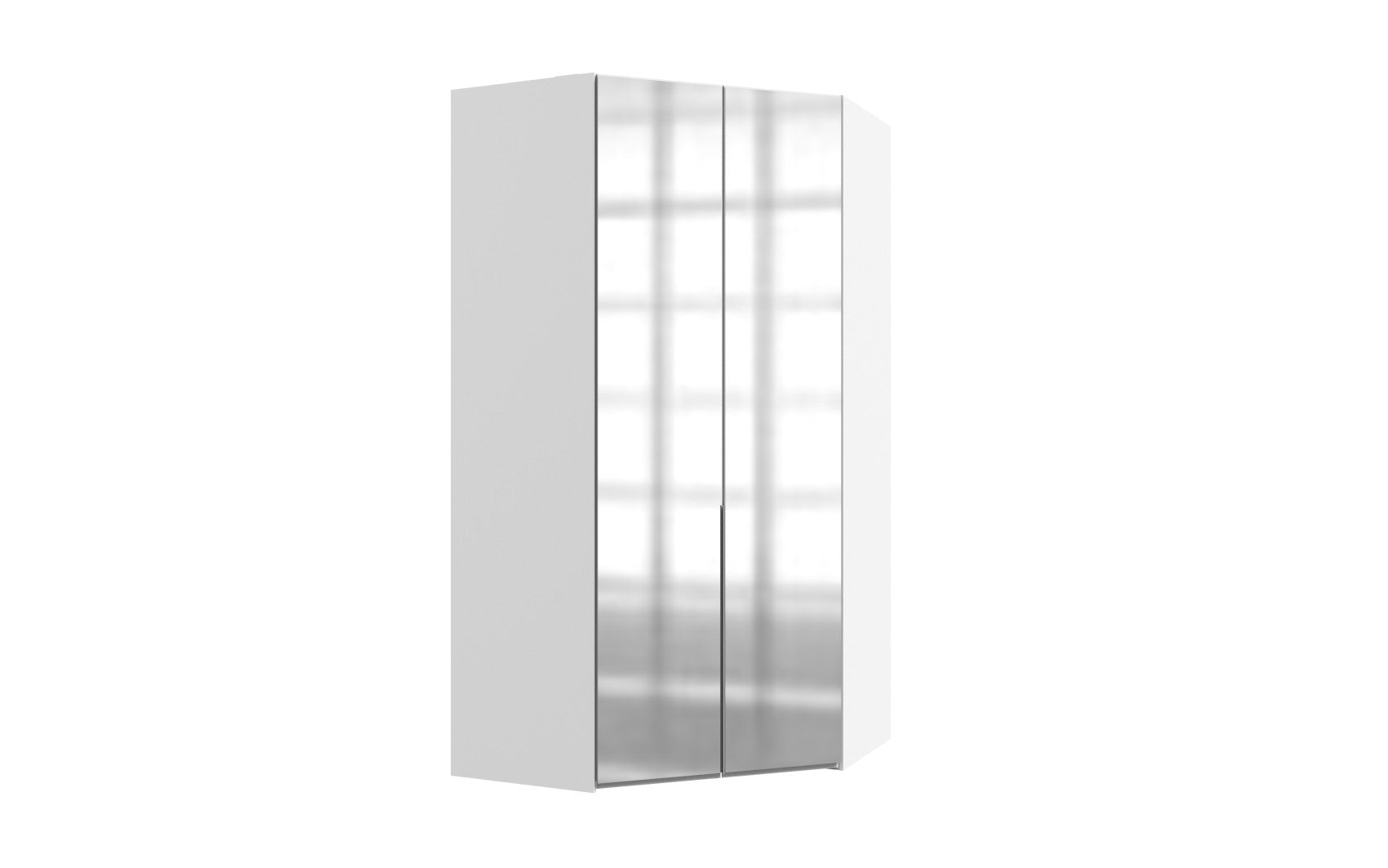 Wimex - Hoekkast New York A - P01603 - Wit - 91x236x58cm