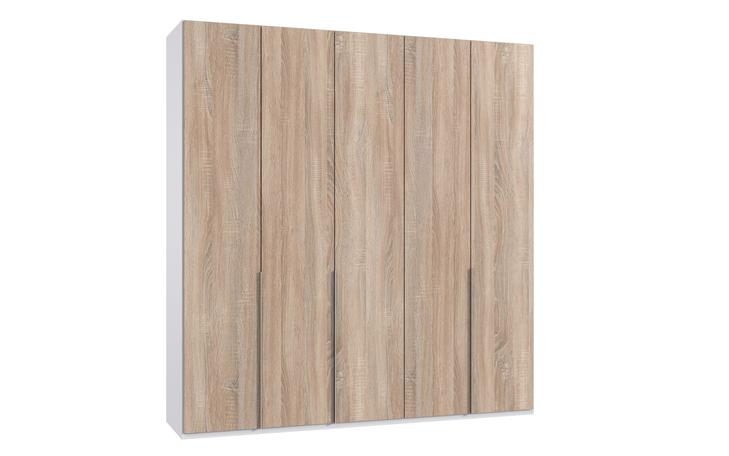 Wimex - Armoire New York A - P02558 - Chêne brut/Blanc - 225x208x58cm