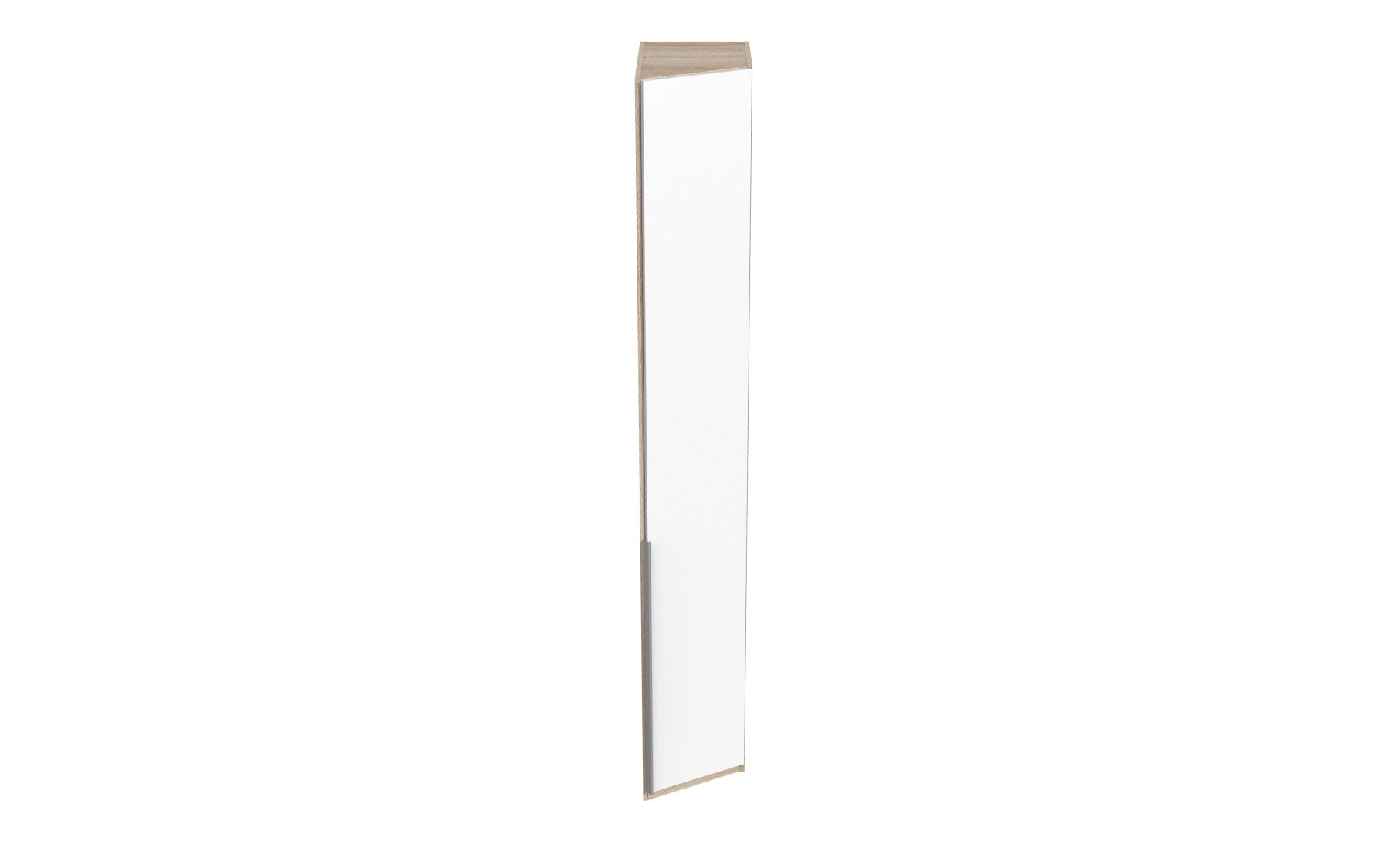 Wimex - Meuble d'angle New York A - P07209 - Blanc/Chêne - 33x236x58cm