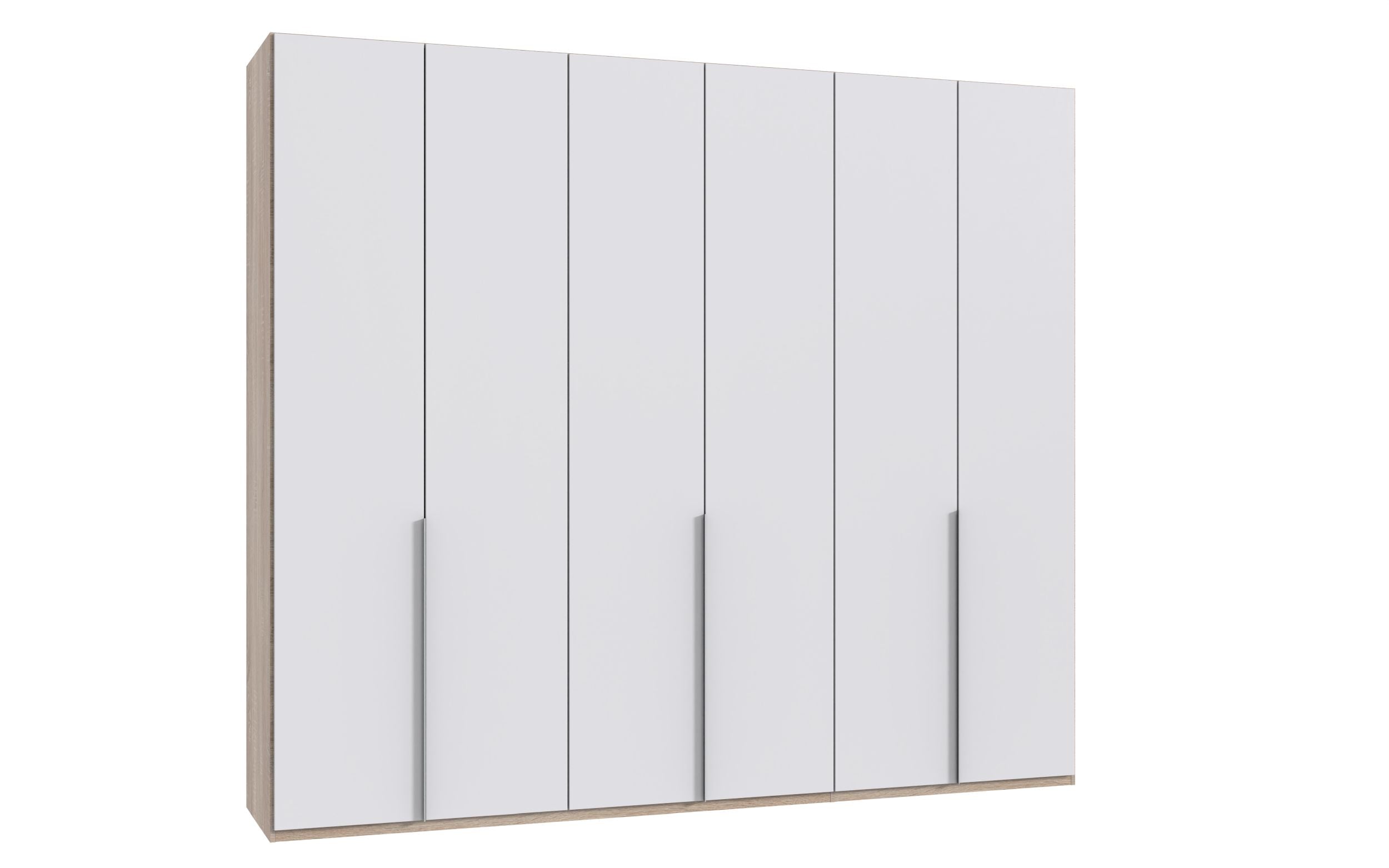 Wimex - Armoire New York A - P07405 - Blanc/Chêne - 270 x 236 x 58 cm