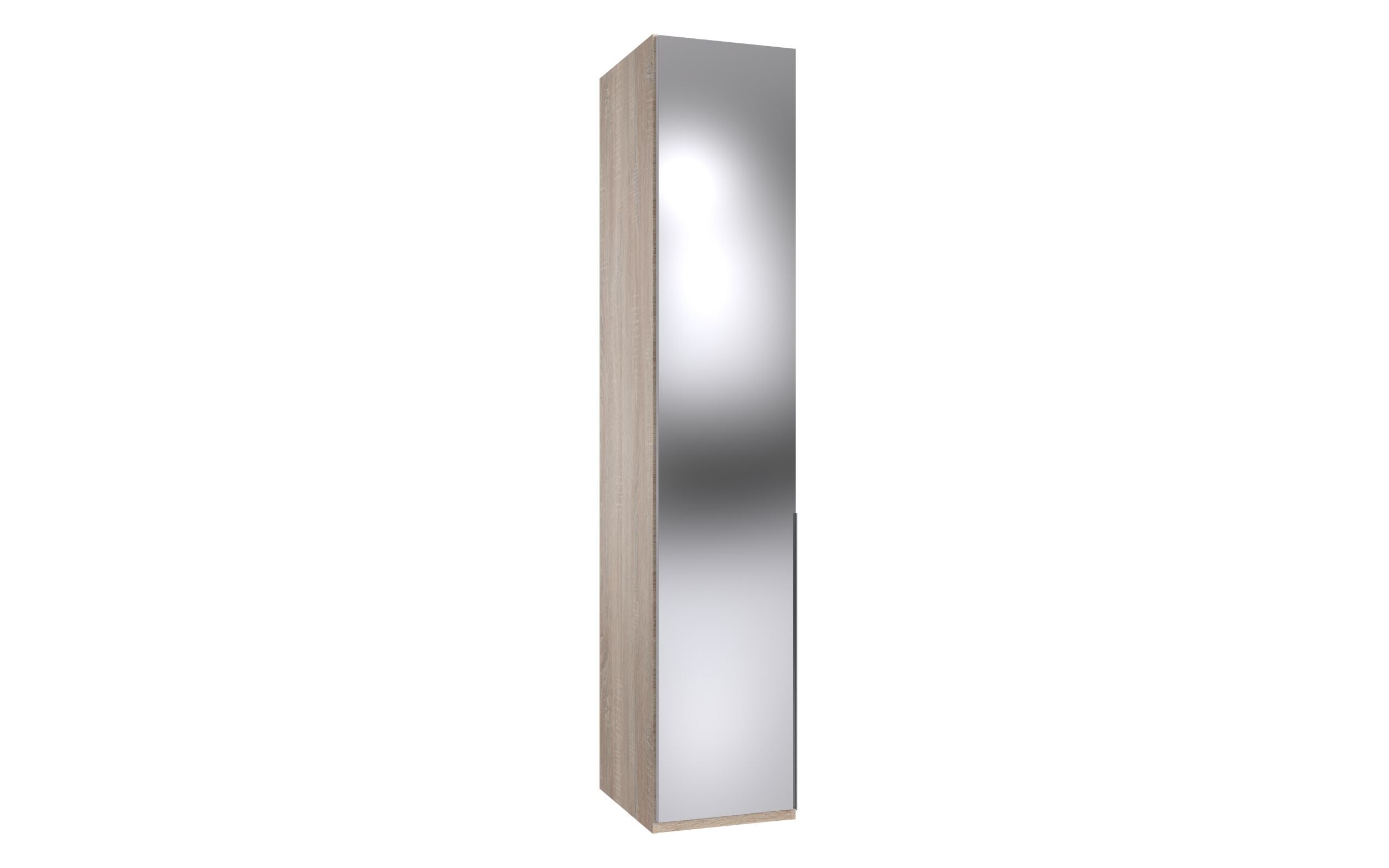 Wimex - Armoire New York A - P07406 - Blanc/Chêne - 45x236x58cm